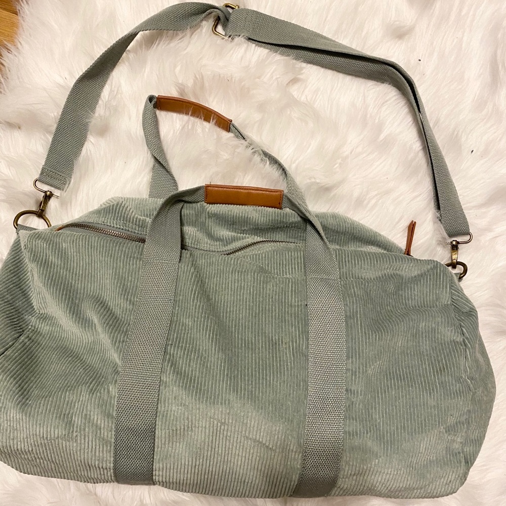 Corduroy Duffle Bag